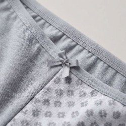 Pack de Culottes Femme Taille Haute Coton – Lot de 6 Culottes Confortables et Enveloppantes – Sous Vetement Femme Doux Respirant