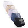 Lot de 5 Culottes Femme Coton avec Dentelle – Confort Quotidien et Finition Feminine – Coupe Enveloppante et Douce