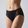 OZABI Pack de Culottes Femme Gainantes Dentelle Invisible – Lot de 4