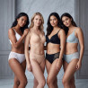 OZABI Pack de Culottes Femme Gainantes Dentelle Invisible – Lot de 4