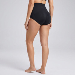 Culotte Gainante Femme Taille Haute Ventre Plat Lot de 4 Noir et Chair Panty Sculptant