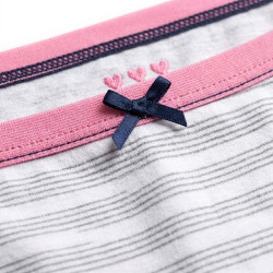 Lot de 6 Culottes Fille Coton Majoritaire 95% – Confort Doux et Extensible – Sous Vetements Enfant