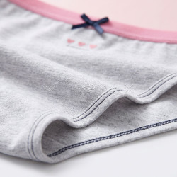 Lot de 6 Culottes Fille Coton Majoritaire 95% – Confort Doux et Extensible – Sous Vetements Enfant