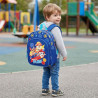 Sac à dos enfant Paw Patrol Pat Patrouille bleu 30 cm maternelle primaire compartiment zip bretelles reglables