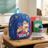 Sac à dos enfant Paw Patrol Pat Patrouille bleu 30 cm maternelle primaire compartiment zip bretelles reglables