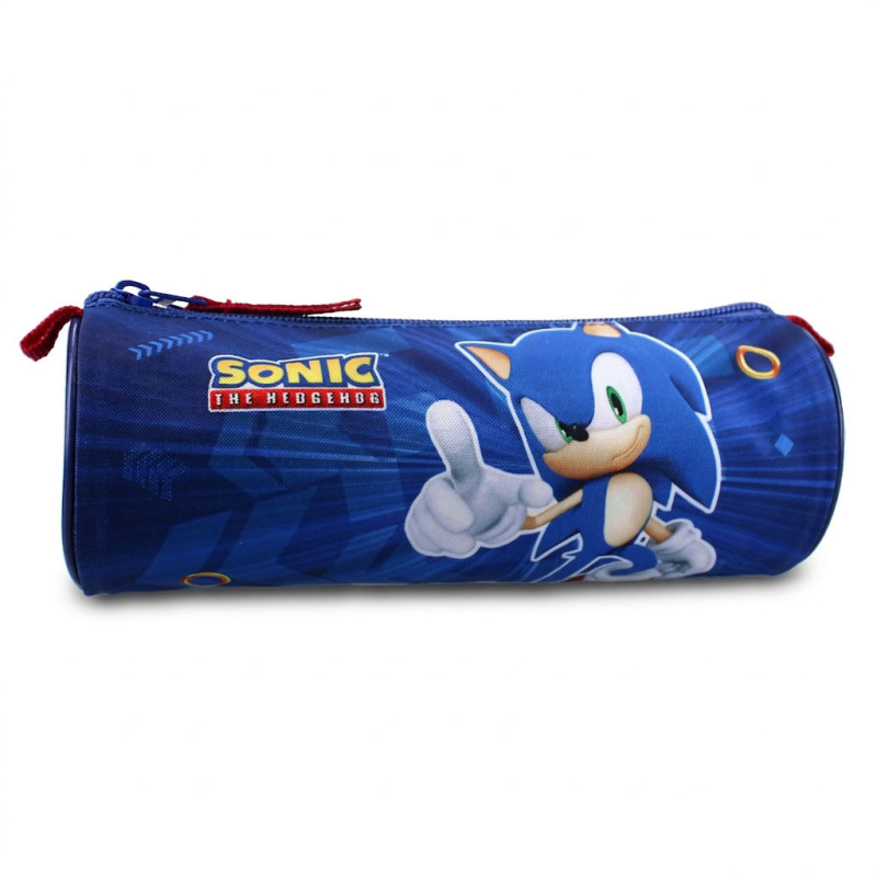 Trousse Scolaire Sonic The Hedgehog Garcon Simple Compartiment 21 cm Polyester