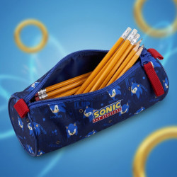 Trousse Scolaire Sonic The Hedgehog Garcon Simple Compartiment 21 cm Polyester