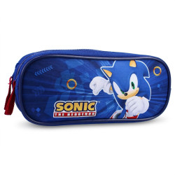 Trousse scolaire Sonic The Hedgehog – Double compartiment zippé