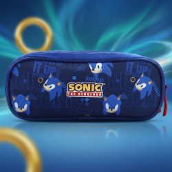 Trousse scolaire Sonic The Hedgehog – Double compartiment zippé