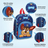 Sac à dos enfant Paw Patrol Likewise 3D 31 cm – Sac école maternelle primaire – 2 compartiments