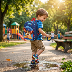 Sac à dos enfant Paw Patrol Likewise 3D 31 cm – Sac école maternelle primaire – 2 compartiments