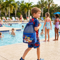 Sac de piscine PAW Patrol Travel Treasures enfant garçon – Sac sport filet respirant 24,5L
