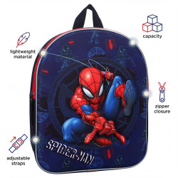 Sac à dos Spider-Man enfant 3D Simply Special – Sac scolaire 9,1L