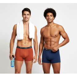 Lot de 3 boxers DIM en coton stretch