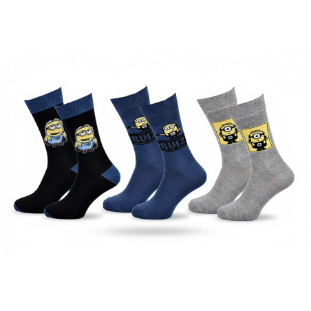 Minions - Chaussettes Homme Licence Pack (Lot)