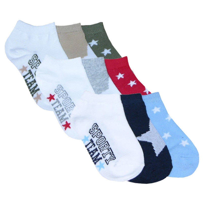 Chaussettes Courtes Bébé Motifs Lot de 9