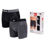 Quiksilver Pack de 2 Boxers Homme Microfibre Sport