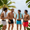 Quiksilver Boxers Homme Pack de 2 – Coton Stretch