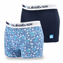 Quiksilver Boxers Homme Pack de 2 – Coton Stretch