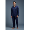 Pyjama Homme Boutonné Velours Doux Premium