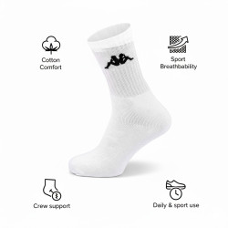 Chaussettes SPORT KAPPA CREW - Pack de 3 Paires