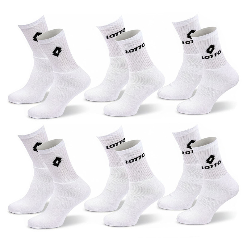 Chaussettes SPORT LOTTO CREW - Pack de 6 Paires