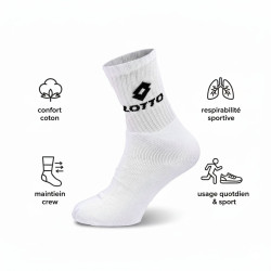 Chaussettes SPORT LOTTO CREW - Pack de 6 Paires