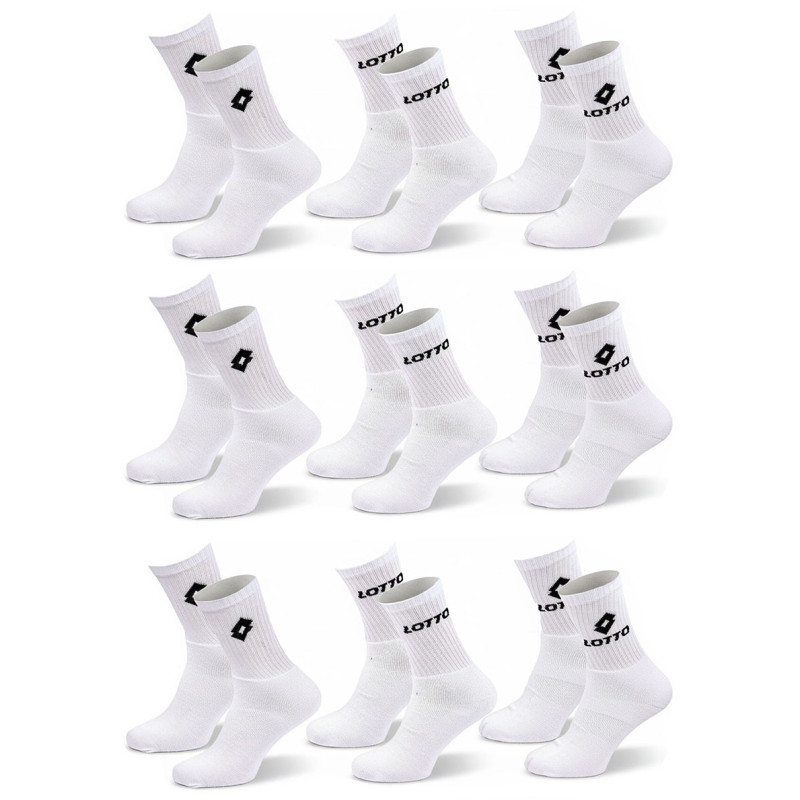 Chaussettes SPORT LOTTO CREW - Pack de 9 Paires