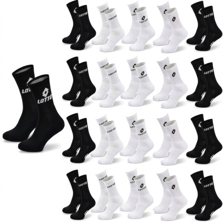 Chaussettes SPORT LOTTO CREW - Pack de 20 Paires + 1 GRATUIT