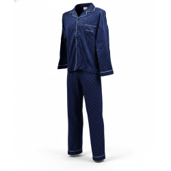 Pyjama Homme Hiver Polaire boutonné