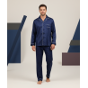 Pyjama Homme Hiver Polaire boutonné