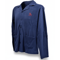 Pyjama Homme Hiver Polaire boutonné