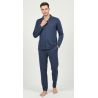 Pyjama Homme Hiver Polaire boutonné