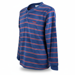 Pyjama Homme Hiver Polaire Doux RAYURE