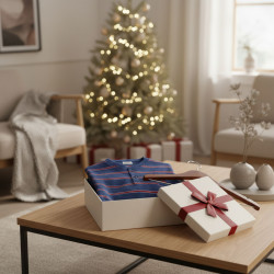 Pyjama Homme Hiver Polaire Doux RAYURE