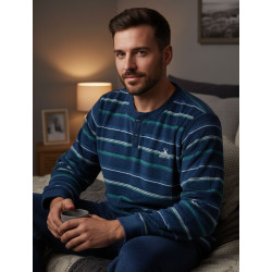 Pyjama Homme Hiver Polaire Doux ADVENTURE