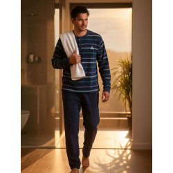 Pyjama Homme Hiver Polaire Doux ADVENTURE