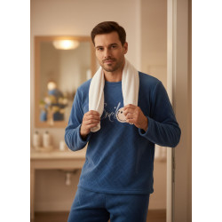 Pyjama Homme Hiver Polaire Doux