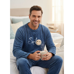 Pyjama Homme Hiver Polaire Doux