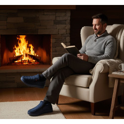 Chaussons charentaises montantes PREMIUM