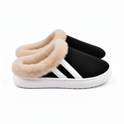 Mules mixtes hiver fourrées