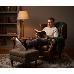 Mules homme velours côtelé