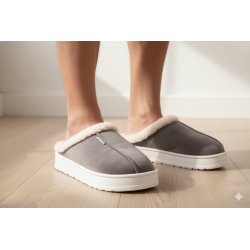 Mules homme velours côtelé