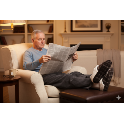 Mules homme Jacquard écossais