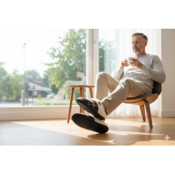 Mules homme Jacquard écossais