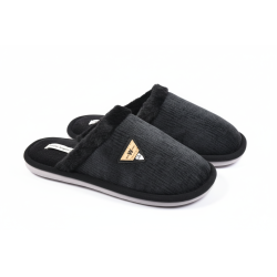 Mules homme velours ondulé