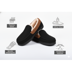 Charentaise fourrée homme Pantoufle PREMIUM