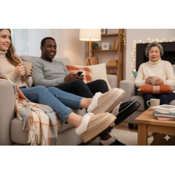 Pantoufles Charentaises Ultra Légères Sherpa