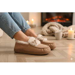 Pantoufles Charentaises femme Velours