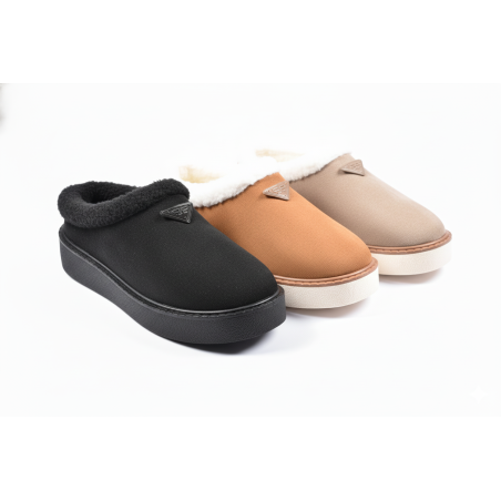 Pantoufles Femme Hiver Mule  Style Scandinave